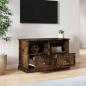 Preview: TV-Schrank Räuchereiche 80x35x50 cm Holzwerkstoff