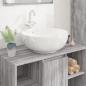 Preview: ARDEBO.de - Waschbecken Weiß 44x17 cm Keramik Rund