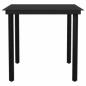 Preview: 3-tlg. Garten-Essgruppe mit Kissen Braun Poly Rattan Glas