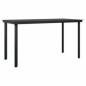 Preview: 5-tlg. Garten-Essgruppe mit Kissen Braun Poly Rattan Glas
