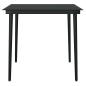 Preview: 5-tlg. Garten-Essgruppe mit Kissen Grau Poly Rattan Glas