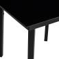 Preview: 5-tlg. Garten-Essgruppe mit Kissen Braun Poly Rattan Glas