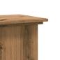 Preview: Pflanzenständer Artisan-Eiche 33x33x80 cm Holzwerkstoff