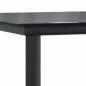 Preview: 5-tlg. Garten-Essgruppe mit Kissen Schwarz Poly Rattan Glas
