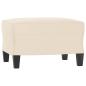 Preview: 3-tlg. Sofagarnitur mit Kissen Beige Mikrofasergewebe
