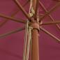 Preview: Sonnenschirm mit Holzmast Bordeauxrot 400x273 cm