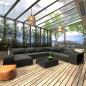Preview: ARDEBO.de - 10-tlg. Garten-Lounge-Set mit Auflagen Poly Rattan Schwarz
