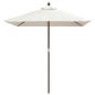 Preview: Sonnenschirm mit Holzmast Sandfarben 198x198x231 cm