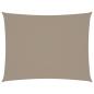 Preview: Sonnensegel Oxford-Gewebe Rechteckig 3,5x4,5 m Taupe