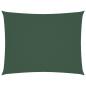 Preview: Sonnensegel Oxford-Gewebe Rechteckig 6x7 m Dunkelgrün