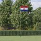 Preview: ARDEBO.de - Flagge Kroatiens mit Mast 5,55 m Aluminium