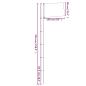 Preview: Flagge Kroatiens mit Mast 5,55 m Aluminium