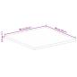 Preview: Tischplatte 90x90x2,5 cm Quadratisch Massivholz Akazie