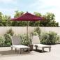 Preview: ARDEBO.de - Sonnenschirm mit Holzmast Bordeauxrot 198x198x231 cm