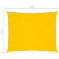 Preview: Sonnensegel Oxford-Gewebe Rechteckig 5x6 m Gelb
