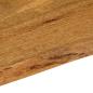Preview: Tischplatte mit Baumkante 140x60x3,8 cm Massivholz Mango