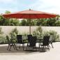 Preview: ARDEBO.de - Sonnenschirm mit Holzmast Terrakotta 400x273 cm