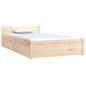 Preview: Bett mit Schubladen 100x200 cm