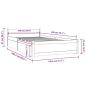 Preview: Bett mit Schubladen 100x200 cm