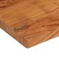 Preview: Tischplatte 110x80x2,5 cm Rechteckig Massivholz Akazie