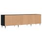 Preview: TV-Schrank Schwarz 150x30x44,5 cm Holzwerkstoff