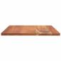 Preview: Tischplatte 60x60x2,5 cm Quadratisch Massivholz Akazie