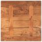 Preview: Tischplatte 60x60x2,5 cm Quadratisch Massivholz Akazie