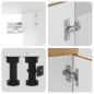 Preview: Waschbecken-Unterschrank ""Porto"" mit Waschbecken Sonoma Eiche 80x46x84,5 cm aus Holzwerkstoff