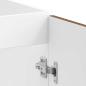 Preview: Waschbeckenunterschrank ""Porto"" mit Waschbecken Braun Eiche 80x46x84,5 cm Holzwerkstoff