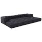 Preview: Modular Poufs 3er Set Anthrazit Stoff