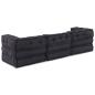 Preview: Modular Poufs 3er Set Anthrazit Stoff