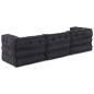 Preview: Modular Poufs 3er Set Anthrazit Stoff