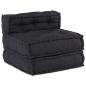 Preview: Modular Poufs 3er Set Anthrazit Stoff