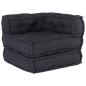 Preview: Modular Poufs 3er Set Anthrazit Stoff