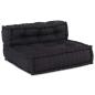 Preview: Modulare Poufs 4er Set Anthrazit
