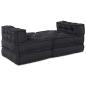 Preview: Modulare Poufs 4er Set Anthrazit