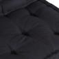 Preview: Modular Pouffes 4er Set in Anthrazit aus Stoff