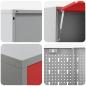 Preview: Arbeitsschrankset mit Schubladen mit Regal 5 stk. Rot