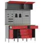 Preview: 8-teiliges Werkbankset in Rot aus Stahl