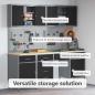 Preview: 10-teiliges Werkbank-Set aus schwarzem Stahl