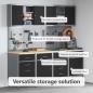 Preview: 10-teiliges Werkbank- und Pegboard-Set Schwarz MDF und Metall