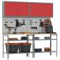 Preview: 8-teiliges Werkbankset in Grau aus Stahl