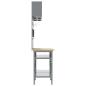 Preview: Werkbank-Set 8 stk. Schwarz und Grau 200 x 55 x 200 cm