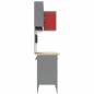 Preview: 12-teiliges Werkstatt- und Stecktafelsatz Rot MDF und Metall