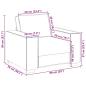 Preview: 3-teiliges Sofa-Set mit Kissen Hellgrau Stoff