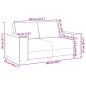 Preview: 3-teiliges Sofa-Set mit Kissen Hellgrau Stoff
