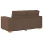 Preview: 3-teiliges Sofaset mit Kissen braunes Gewebe