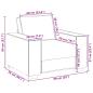 Preview: 3-teiliges Sofaset mit Kissen, cremefarbenes Gewebe