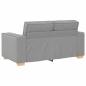 Preview: 3-teilige Sofaset mit Kissen in Wolken-Grauem Stoff