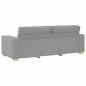 Preview: 3-teilige Sofaset mit Kissen in Wolken-Grauem Stoff